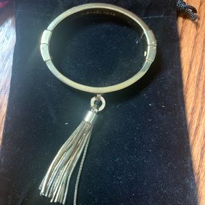 Michael Kors Gold Tassel Bracelet